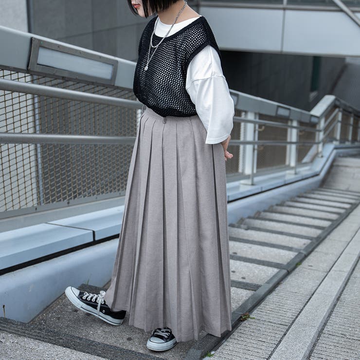 TODAYFUL24SS ライトグリーンベスト kutir】メッシュベスト[品番：KTRW0020451]｜kutir（クティール