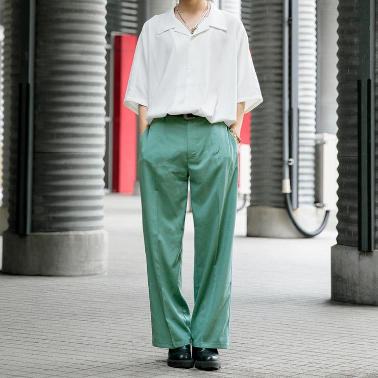 Adoon plain】センタープレスワイドパンツ[品番：KTRW0020745