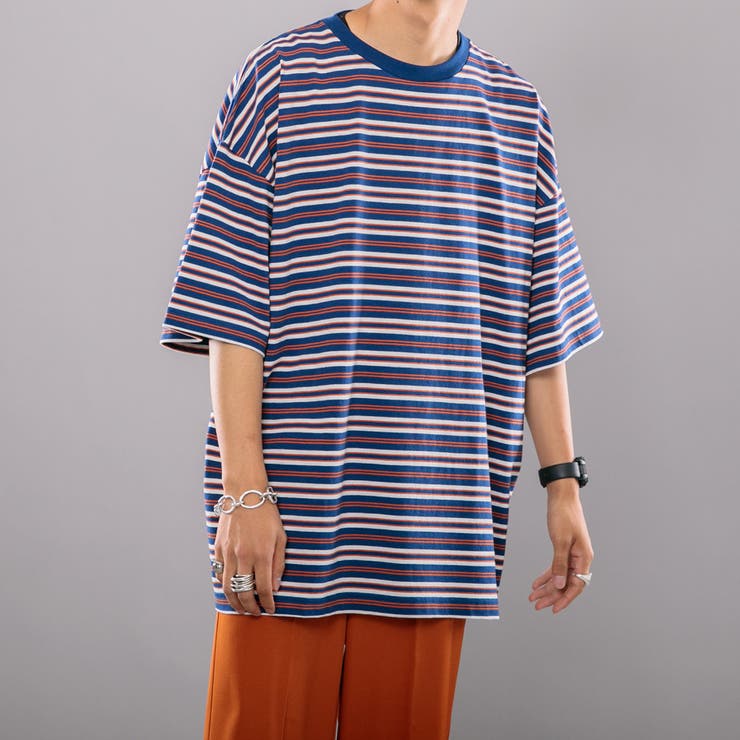 SALE/即発 ボーダーTシャツ MW8401308 C005 イタリア製 00's INDEPENDENT マルチボーダーTシャツmtp01471101505821