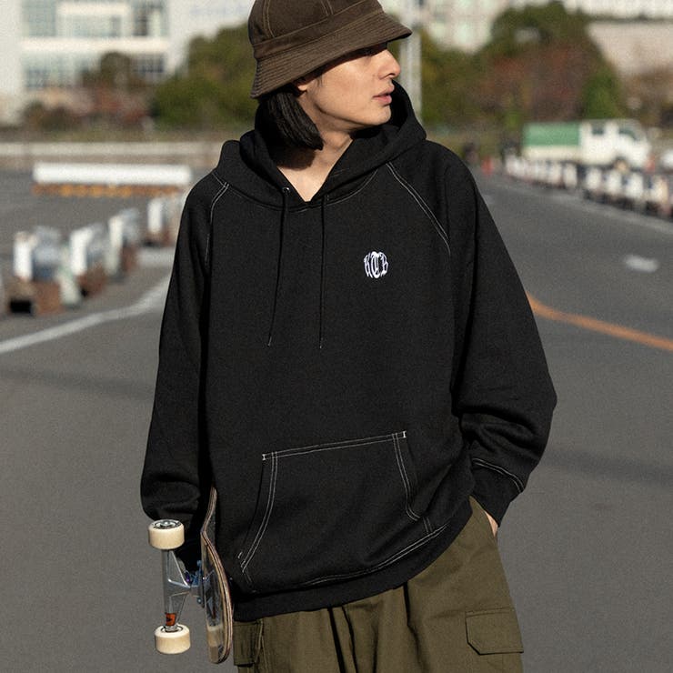 kutir】ビックシルエットアソートグラフィックフーディー[品番