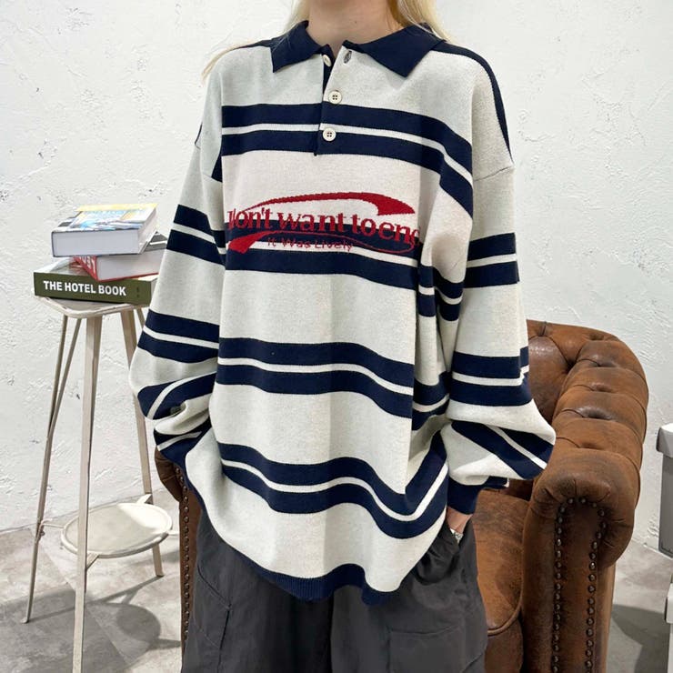 sedacle】ポロネックボーダーニット[品番：KTRW0028063]｜sedacle