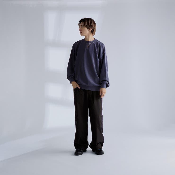 【Adoon  plain】ステッチダメージスウェット[品番：KTRW0028200]｜kutir（クティール）のメンズファッション通販｜SHOPLIST（ショップリスト）