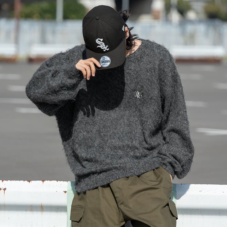 kutir】ビッグシルエットシャギーニット[品番：KTRW0028683