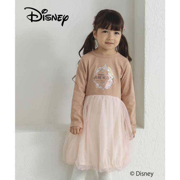 BLUEGRAY】【Disney】【ディズニー】キャラクタープリント チュール