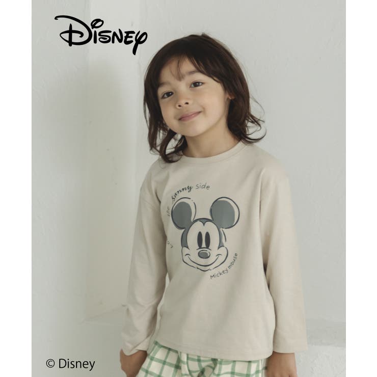 Disney】【ディズニー】キャラクタープリント 長袖Tシャツ[品番