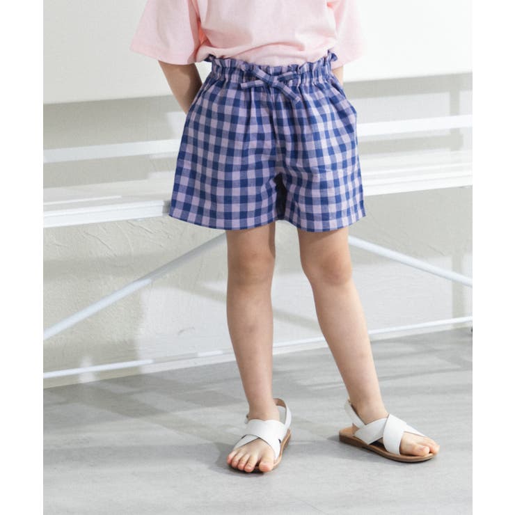 ウエストリボン ショートパンツ[品番：PAMK0028989]｜pairmanon