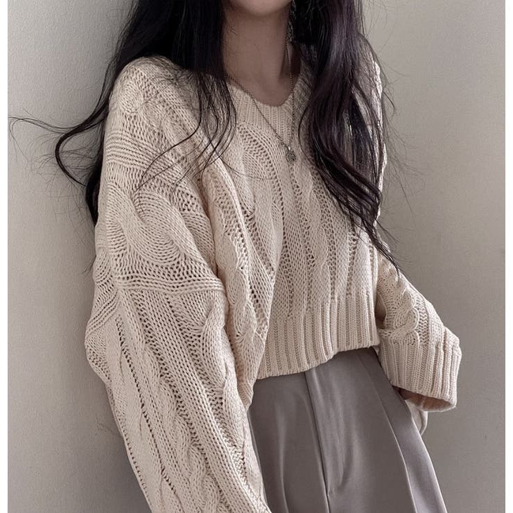 ★韓国の人気★【YOUTHBATH】★COLOR OVER-FIT KNI.T★ニット★ プルオーバー ハーフジップアップ ニット セーター アプリコット