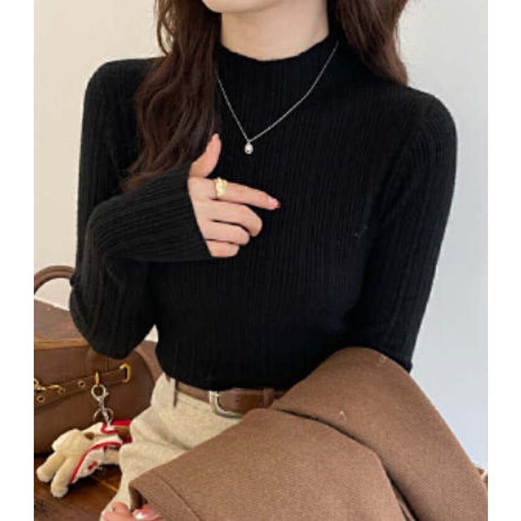 ブラック | ニットセーター | Girly Doll