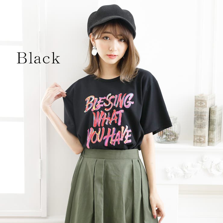 ラバープリントロゴtシャツ 半袖 Tシャツ 品番 Zj Girly Doll ガーリードール のレディースファッション通販 Shoplist ショップリスト