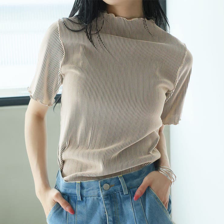 ベージュ | カットソー【韓国ファッション】 | Girly Doll