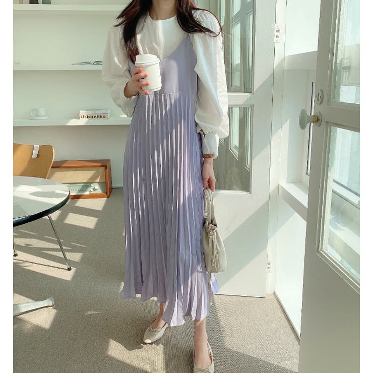 Girly Doll プリーツ キャミワンピース 21秋冬商品 品番 Zj Girly Doll ガーリードール のレディースファッション通販 Shoplist ショップリスト