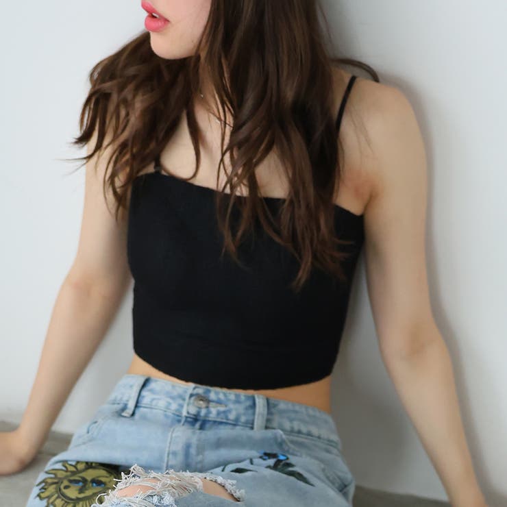 カップ付けブラトップ【韓国ファッション】 | Girly Doll | 詳細画像6 