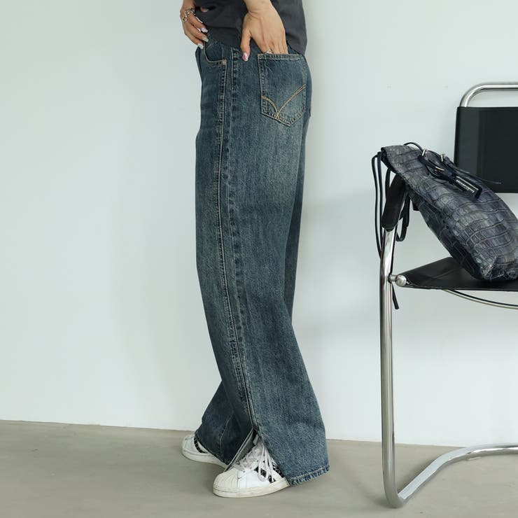 デニムパンツ【韓国ファッション】 | Girly Doll | 詳細画像4 