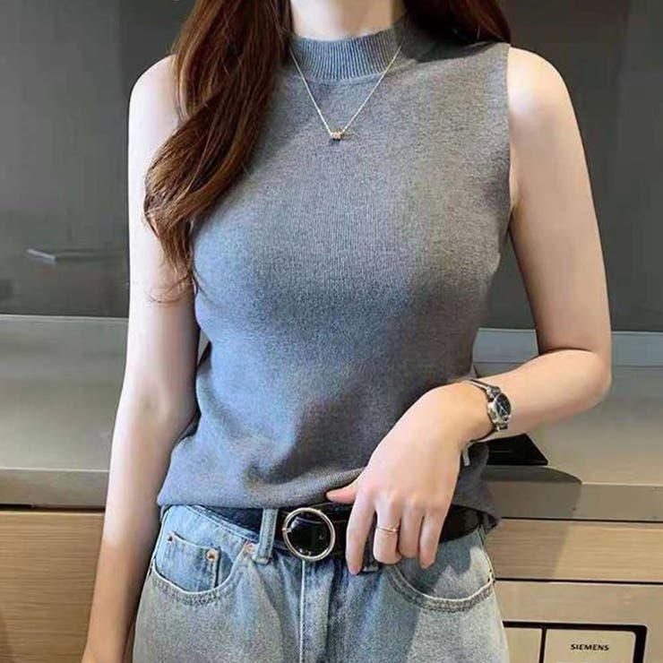 リブノースリーブハイネックプルオーバー【韓国ファッション】 | Girly Doll | 詳細画像10 