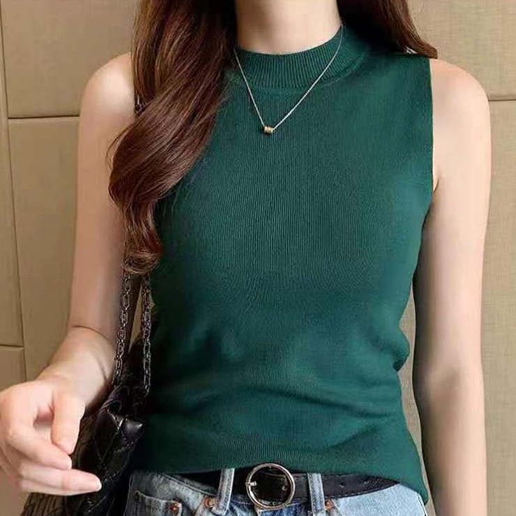 リブノースリーブハイネックプルオーバー【韓国ファッション】 | Girly Doll | 詳細画像11 