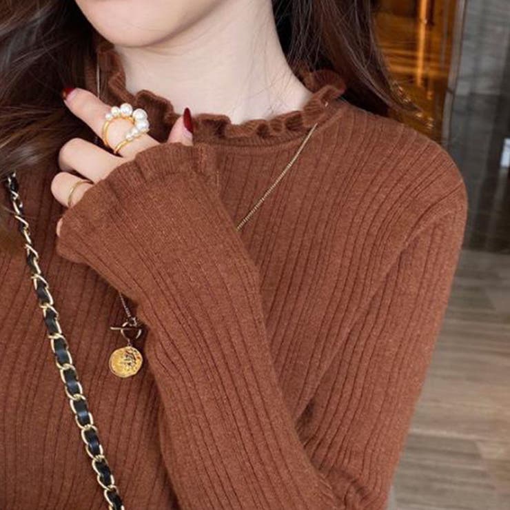 テラコッタ | ニット・セーター【韓国ファッション】 | Girly Doll