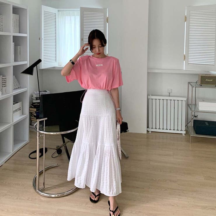ロングスカート【韓国ファッション】【春夏新商品】[品番