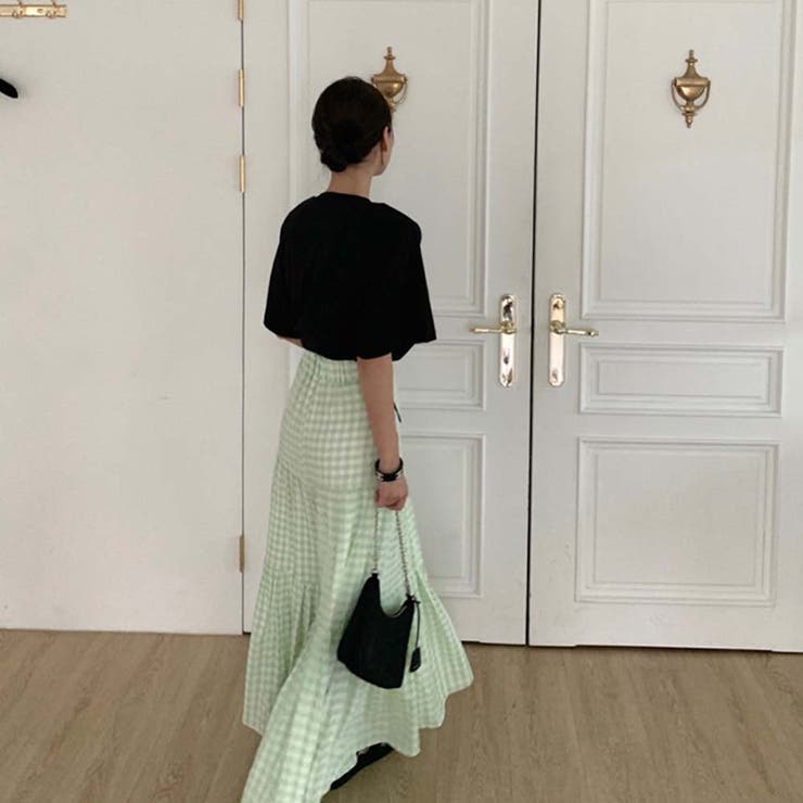 ロングスカート【韓国ファッション】【春夏新商品】[品番