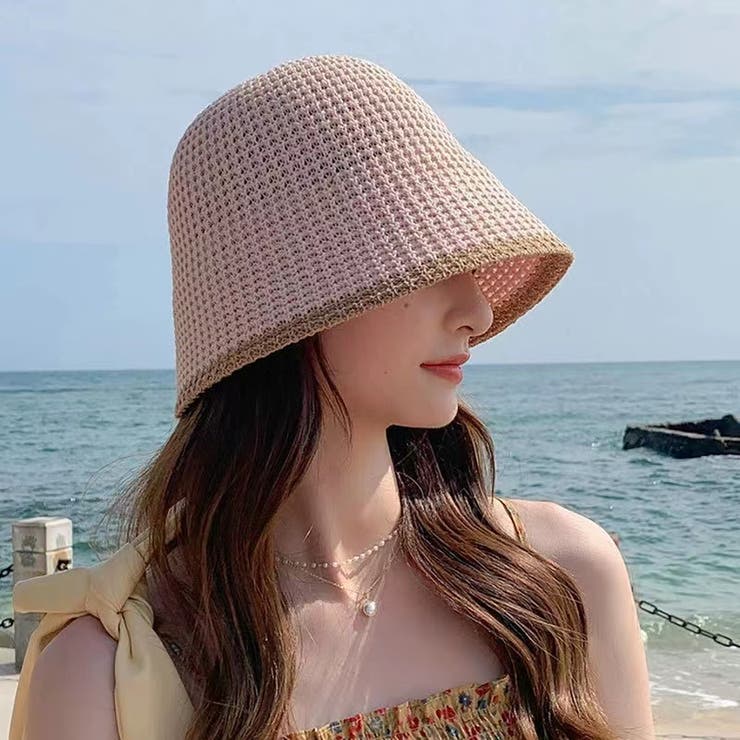 メッシュバケットハット【韓国ファッション】【春夏新商品