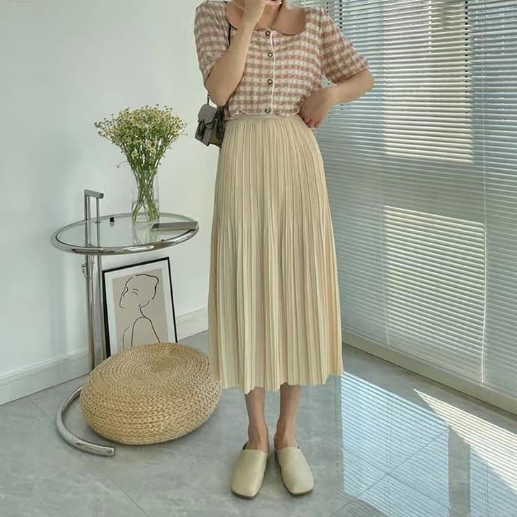 プリーツスカート【韓国ファッション】【春夏新商品】[品番