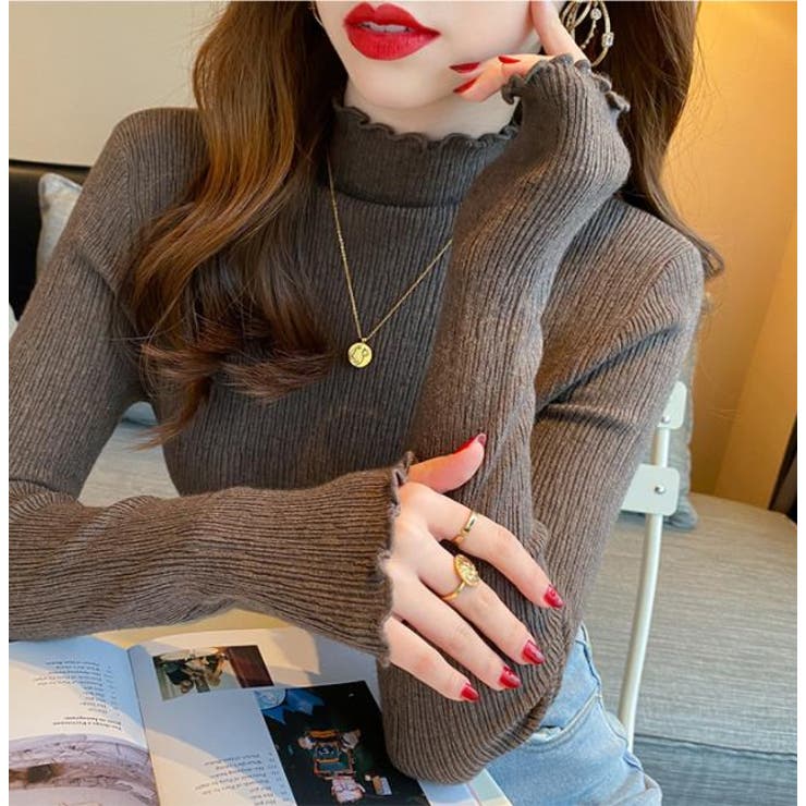 ブラウン | ニット・セーター【韓国ファッション】【春夏新商品】 | Girly Doll