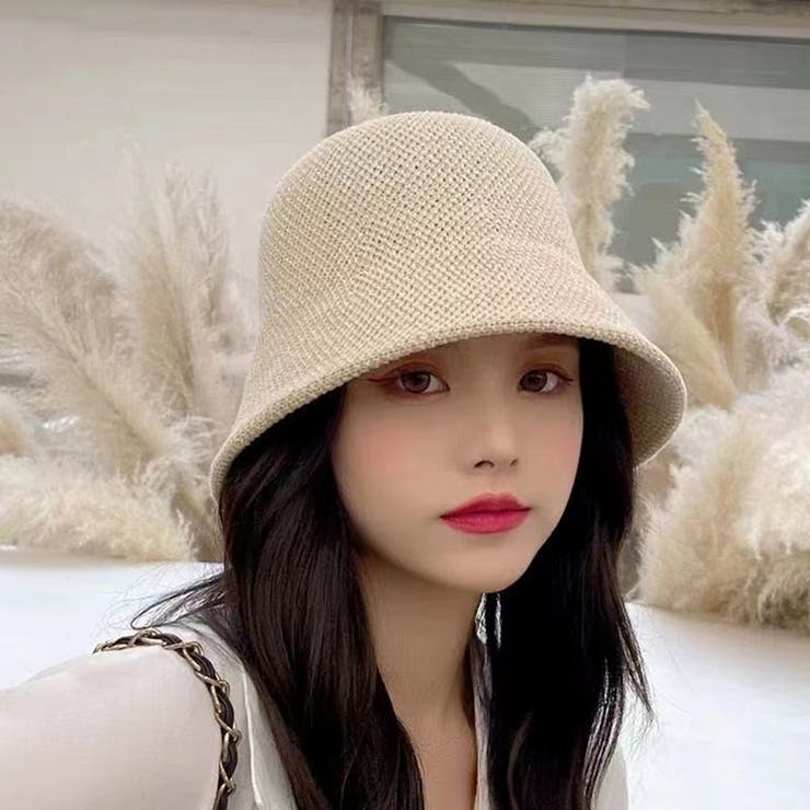 ベージュ | コットンバケットハット【韓国ファッション】 | Doula Doula