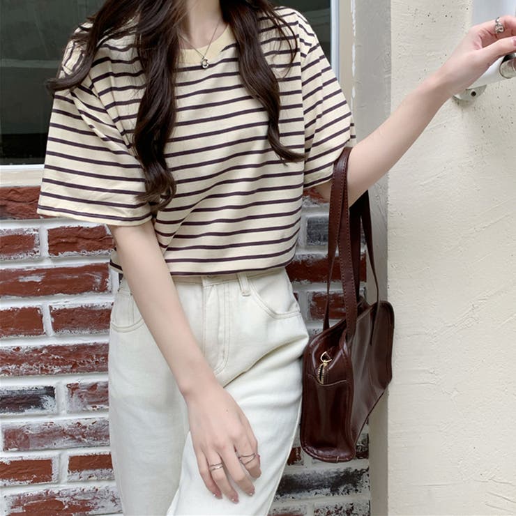 ボーダーＴシャツ【韓国ファッション】 | Girly Doll | 詳細画像6 