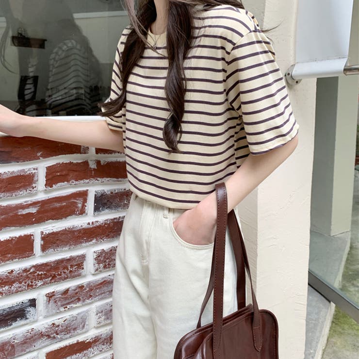 ボーダーＴシャツ【韓国ファッション】 | Girly Doll | 詳細画像7 