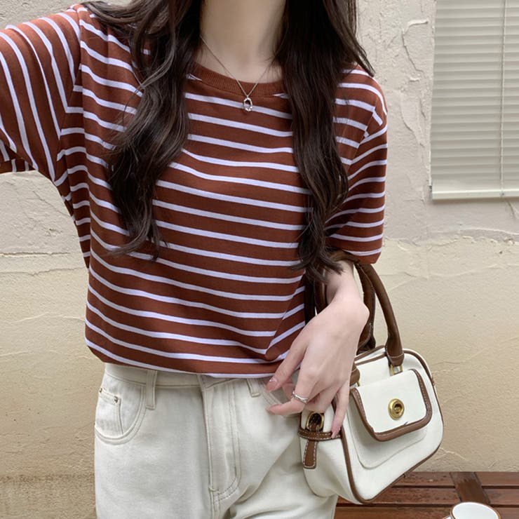 ボーダーＴシャツ【韓国ファッション】 | Girly Doll | 詳細画像14 