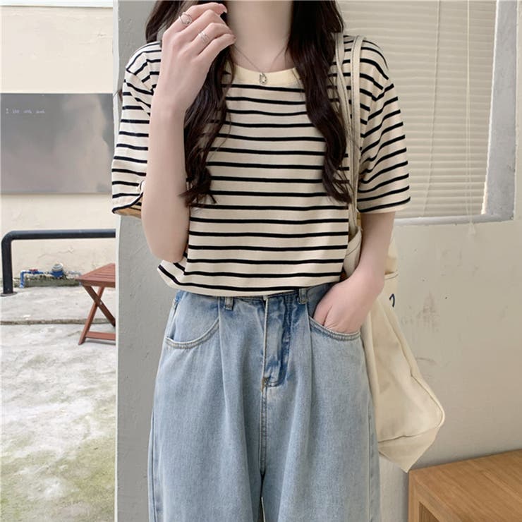 ボーダーＴシャツ【韓国ファッション】 | Girly Doll | 詳細画像23 