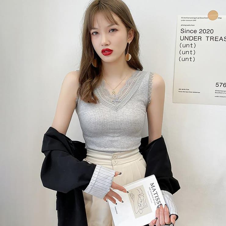 タンクトップ【韓国ファッション】【春夏新商品】[品番