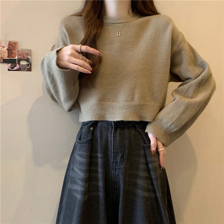 モカ | ニットセーター【韓国ファッション】 | Girly Doll