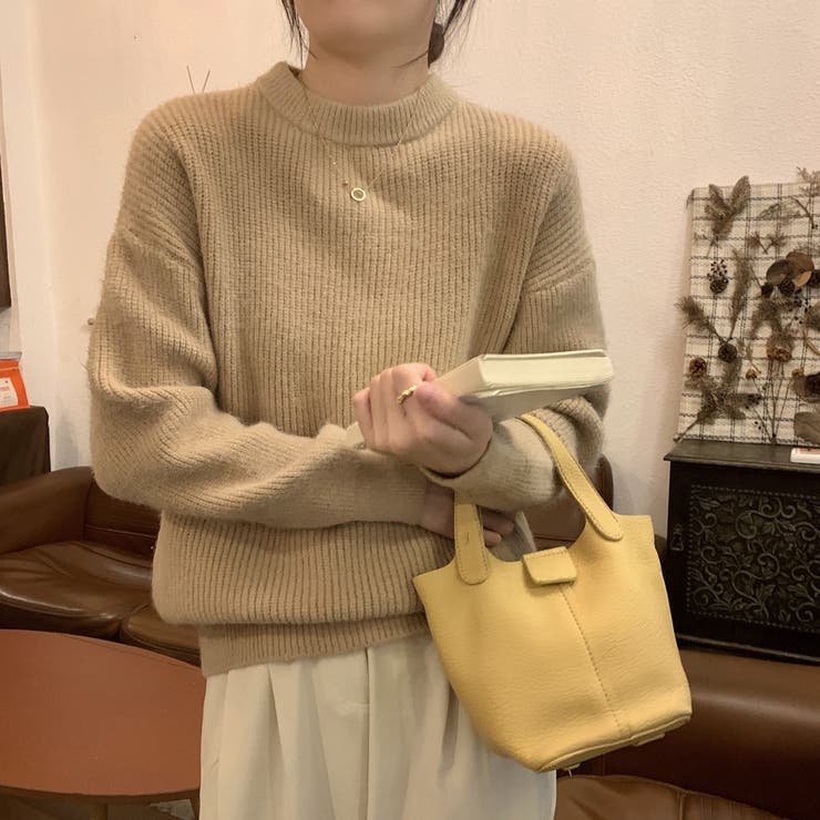 モカ | ニットセーター【韓国ファッション】 | Girly Doll