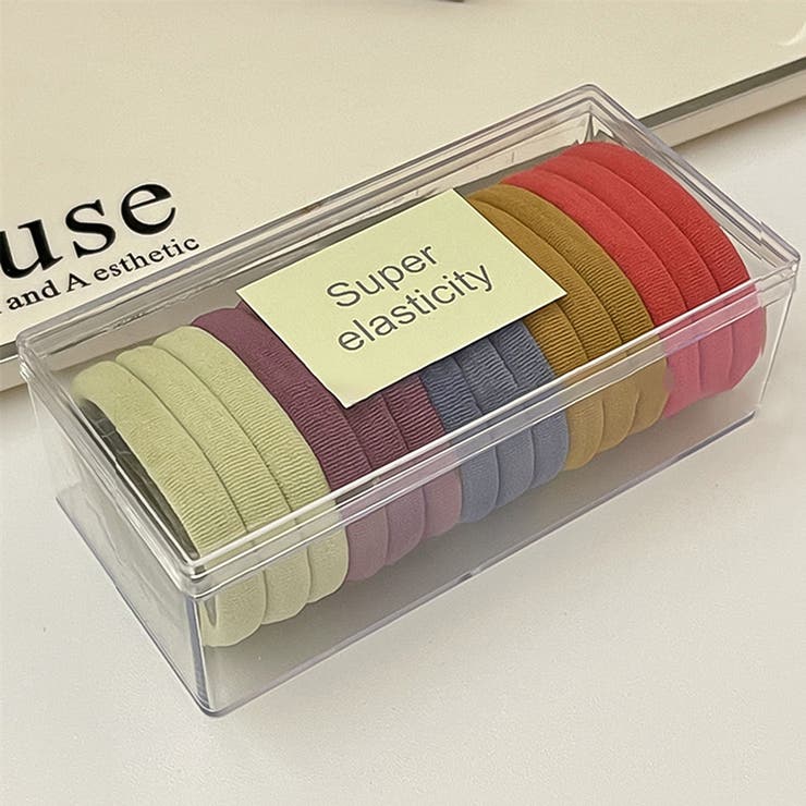 D | 15枚セットヘアゴム【韓国ファッション】 | Girly Doll