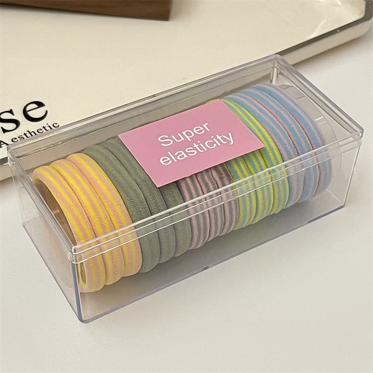 F | 15枚セットヘアゴム【韓国ファッション】 | Girly Doll