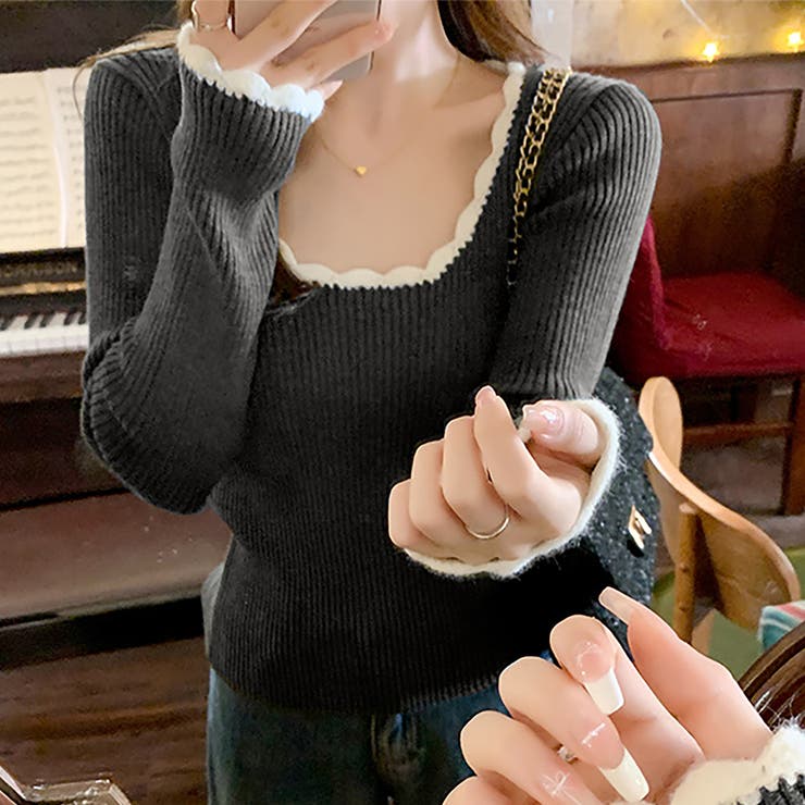 ニットセーター【韓国ファッション】 | Girly Doll | 詳細画像11