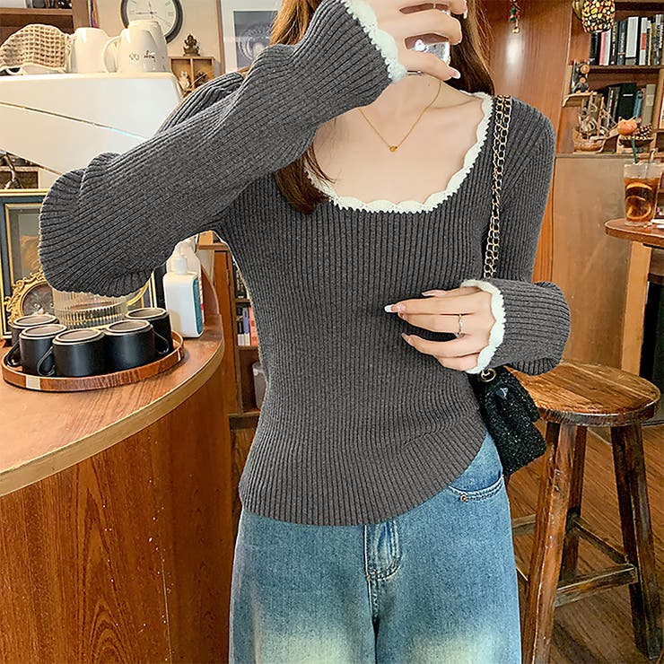 ニットセーター【韓国ファッション】 | Girly Doll | 詳細画像14