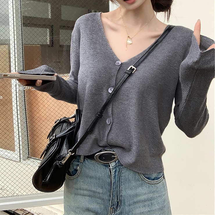 ニットカーディガン【韓国ファッション】 | Girly Doll | 詳細画像1 