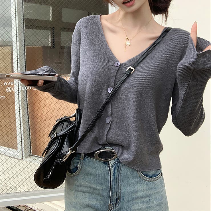 ニットカーディガン【韓国ファッション】 | Girly Doll | 詳細画像4 