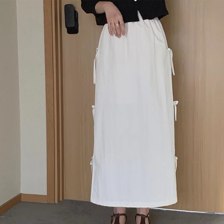 リボンロングスカート【韓国ファッション】 | Girly Doll | 詳細画像19