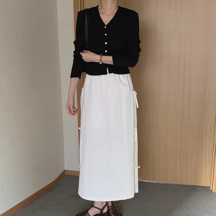 リボンロングスカート【韓国ファッション】 | Girly Doll | 詳細画像20