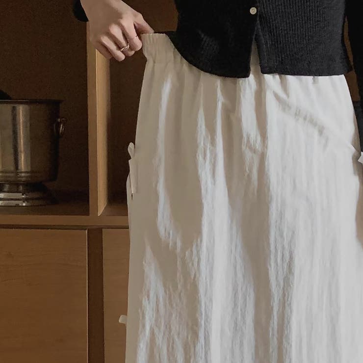 リボンロングスカート【韓国ファッション】 | Girly Doll | 詳細画像21