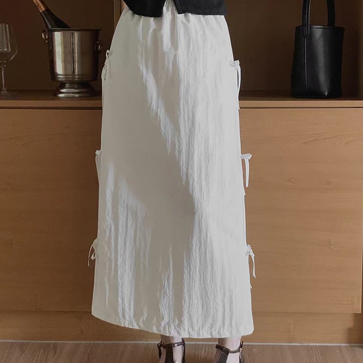 リボンロングスカート【韓国ファッション】 | Girly Doll | 詳細画像22