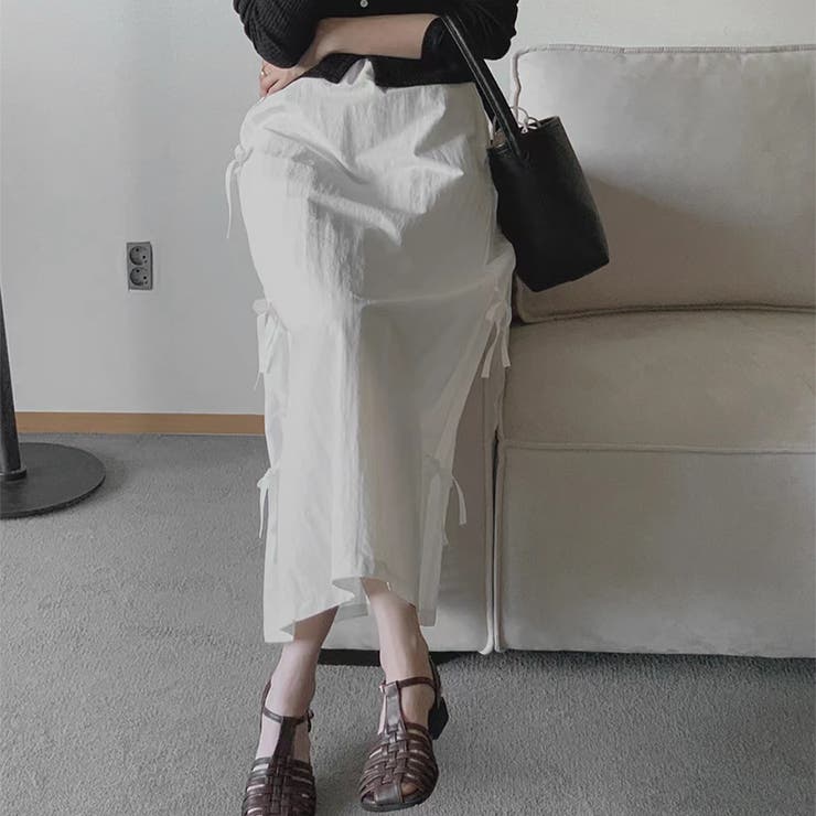 リボンロングスカート【韓国ファッション】 | Girly Doll | 詳細画像26