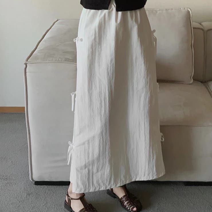 リボンロングスカート【韓国ファッション】 | Girly Doll | 詳細画像29