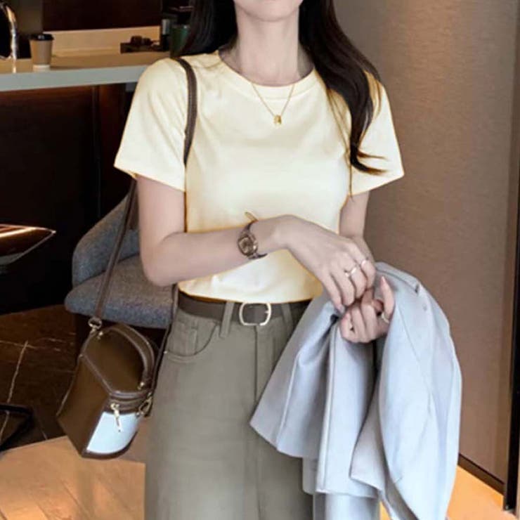 Tシャツ【韓国ファッション】[品番：ZJ000024836]｜Girly Doll