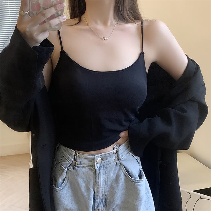 カップ付きチューブトップ【韓国ファッション】 | Girly Doll | 詳細画像11