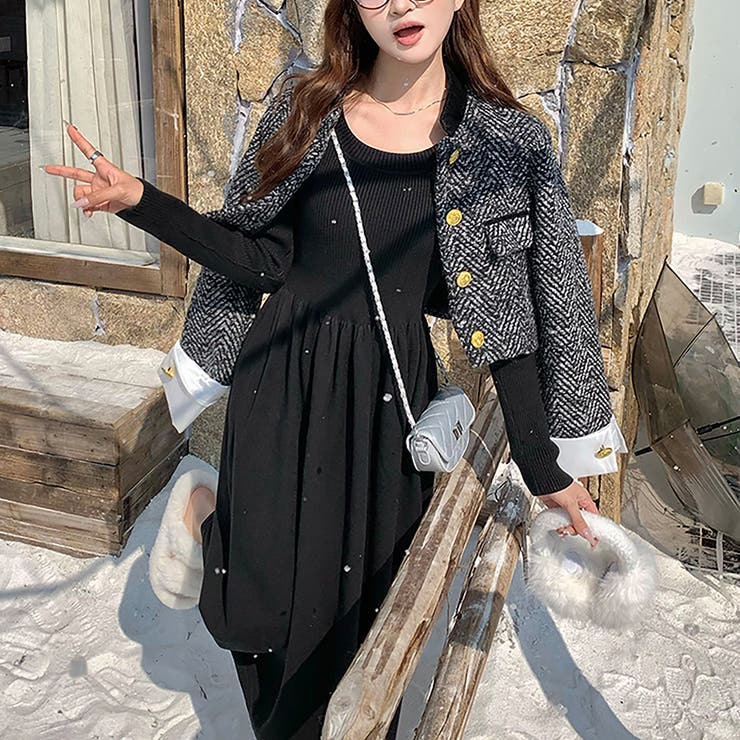 ⭐️ルカ様⭐️大人気/ クリーニング済み BURBERRY ニットワンピース ベルト uricca ニット ワンピース ワンピ レディース 秋 冬 黒 おしゃれ