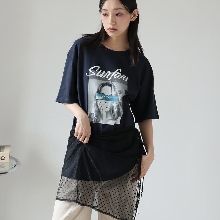 ネイビー | Ｔシャツ | Girly Doll