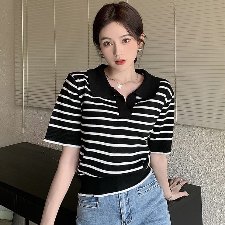 ブラック1 | ニットセーター | Girly Doll